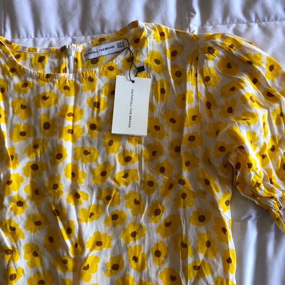 NWT Faithfull the Brand Florence Mini Dress - Picture 9 of 9